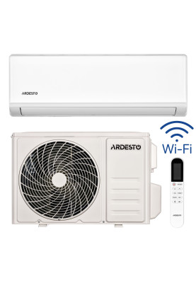 ARDESTO Кондиціонер CoolAir 25м2 on/off 9000BTU 2.5кВт A/A -7°С Wi-Fi R32 білий