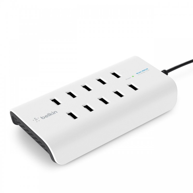 Belkin Станция для зарядки RockStar 10 PORT USB-A CHARGER 2.4 Amp, 120W