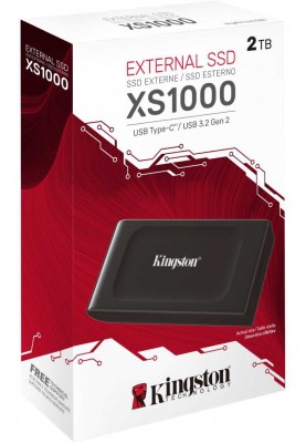 Kingston Портативний SSD 2TB USB 3.2 Gen 2 Type-C XS1000