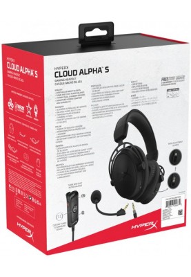 HyperX Гарнітура ігрова Cloud Alpha S Black