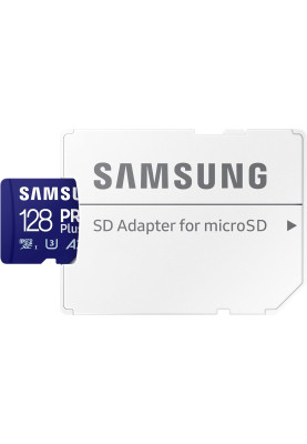 Samsung Карта пам'яті microSDXC 128GB C10 UHS-I R180MB/s PRO Plus