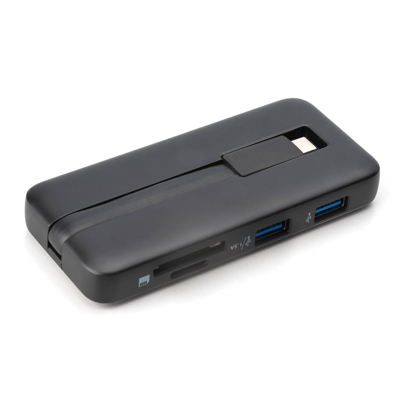 Digitus Док-станція USB-C > HDMI/2xUSB-A/USB-C/SD/MicroSD/RJ54, Travel