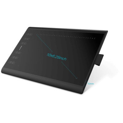 Huion Графічний планшет 10"x6.2" H1060P, MicroUSB, чорний