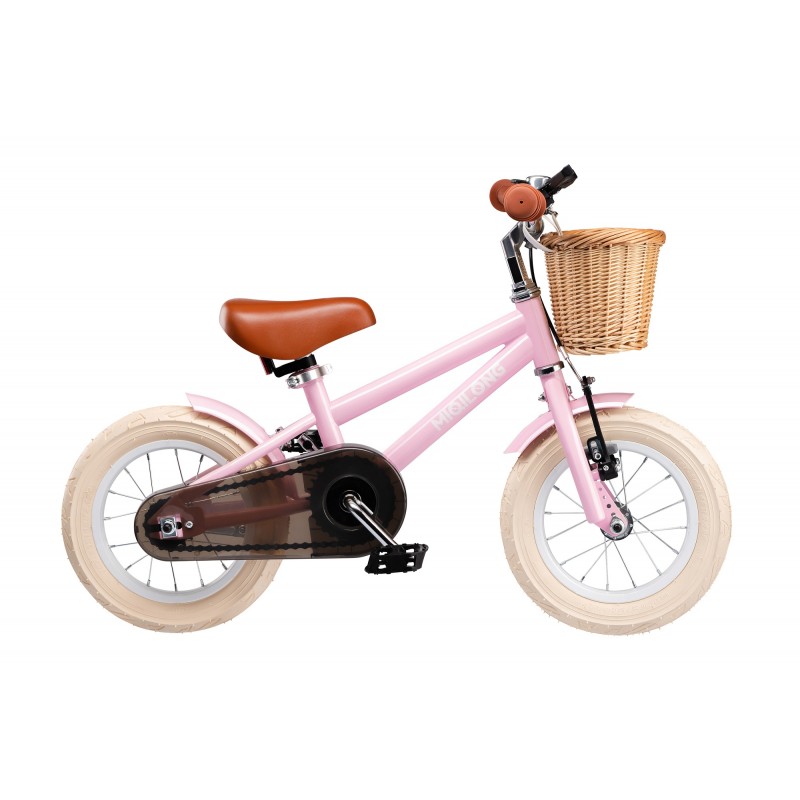Miqilong Дитячий велосипед RM 12" рожевий