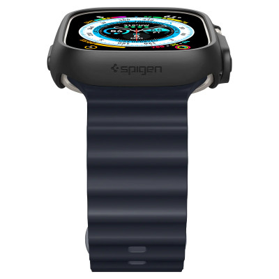 Spigen Чохол-накладка для Apple Watch Ultra (49mm) Thin Fit, Black