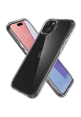 Spigen Чохол для Apple iPhone 15 Plus Crystal Hybrid, Crystal Clear