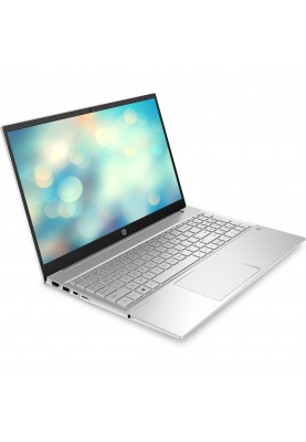 HP Ноутбук Pavilion 15-eg3022ua 15.6" FHD IPS AG, Intel i5-1335U, 16GB, F1024GB, NVD550-2, DOS, сріблястий