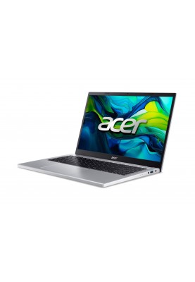 Acer Ноутбук Aspire Go AG15-31P 15.6" FHD IPS, Intel P N200, 8GB, F512GB, UMA, Lin, сріблястий