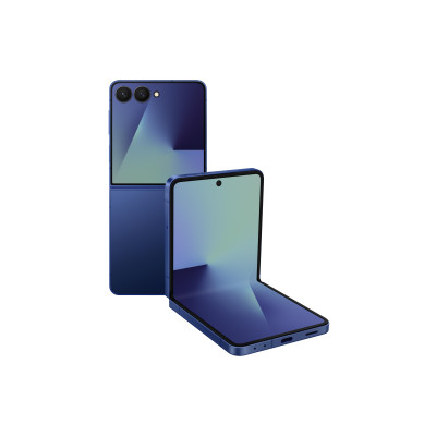 Samsung Смартфон Galaxy Flip 7 5G (F766) 6.9"/4.1"12/512ГБ, 1SIM, 4300мА•рік, блакитний сріблястий