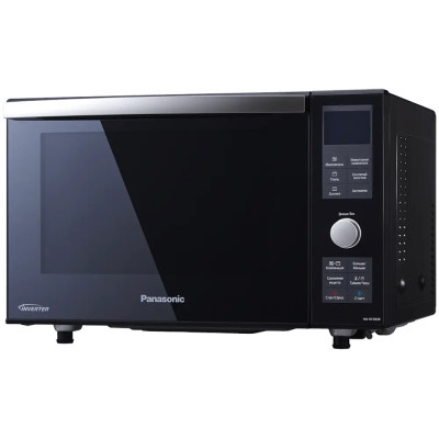 Panasonic Мікрохвильова піч, 23л, 1000Вт, гриль, дисплей, чорний NN-DF383BZPE
