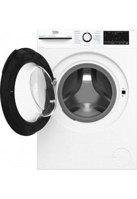 Beko Пральна машина фронтальна, 8кг, 1400, A+++, 55см, дисплей, інвертор, пара, білий