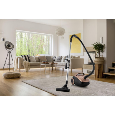 Gorenje Пилосос Gorenje мішковий, 850Вт, конт пилок -3л, HEPA, телескоп трубка, бронзовий