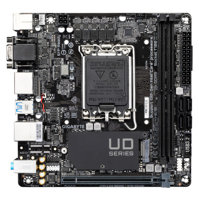 Gigabyte Материнська плата H610I s1700 H610 2xDDR5 M.2 HDMI D-Sub ATX
