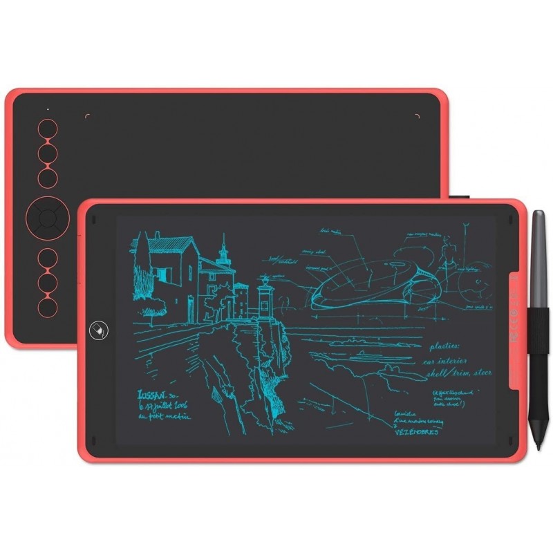 Huion Графічний планшет Huion Inspiroy Ink H320M, Coral red