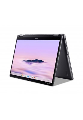 Acer Ноутбук Chromebook Plus Spin 514 CP514-4HN 14" WUXGA IPS Touch, Intel 3-100U, 8GB, F256GB, UMA, ChromeOS, сірий