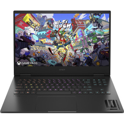 HP Ноутбук OMEN 16-wf1000ua 16.1" QHD IPS AG, Intel i9-14900HX, 32GB, F1024GB, NVD4060-8, DOS, чорний