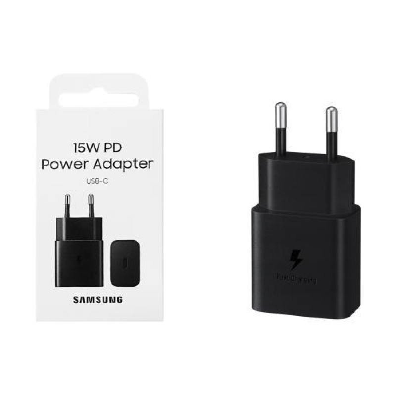 Samsung Зарядний пристрій мережевий 15Вт USB-С, чорний