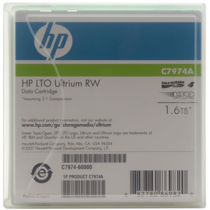 HP Ultrium 4 1.6TB/820m