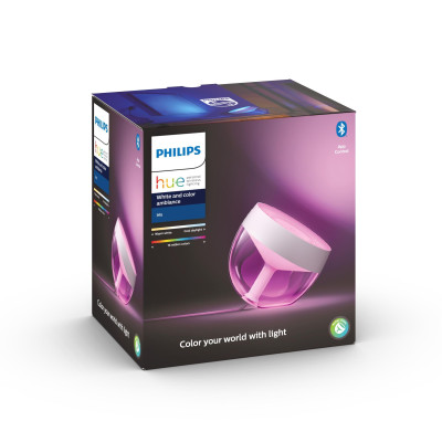 Philips Hue Настільний світильник розумний Iris, 2000K-6500K, RGB, ZigBee, Bluetooth, димування, білий
