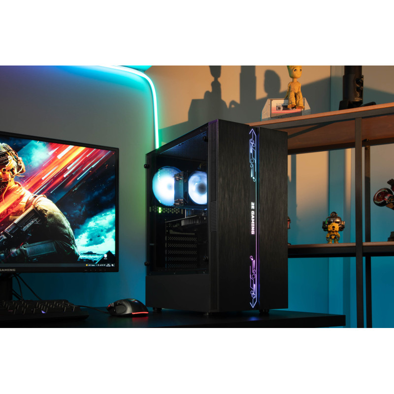 2E Комп’ютер персональний 2E Complex Gaming Intel i5-12400F/H610/16/500F+1000/NVD1030-2/Win11H/2E-G2107-500/500W