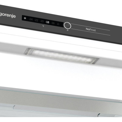 Gorenje Морозильна камера вбудована, 177x56х55, 212л, А++, NF, диспл внутр., білий