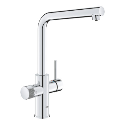 Grohe Змішувач для кухні Blu Pure Minta, довж.виливу - 221мм, поворотний, 2в1, хром
