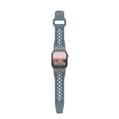 UAG Ремінець для Apple Watch Ultra 2/Ultra-49-45-44-42mm, Monarch, Cloud Blue/Titanium