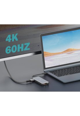Digitus Док-станція USB-C > HDMI/2xUSB-A/USB-C/SD/MicroSD/RJ54