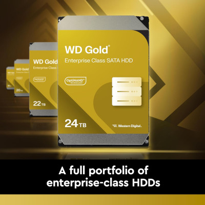 WD Жорсткий диск WD 24TB 3.5" 7200 512MB SATA Gold