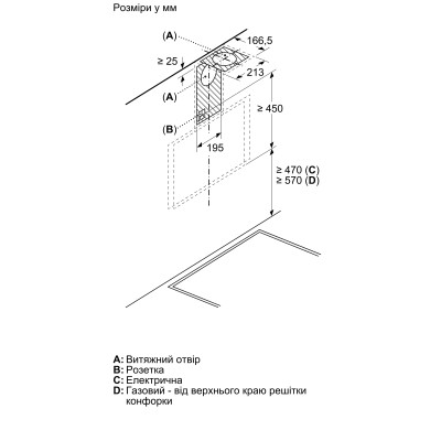 Bosch Витяжка Bosch нахила, 60см, 700м.куб/рік, білий Bosch Витяжка Bosch нахила, 60см, 700м.куб/рік, білий