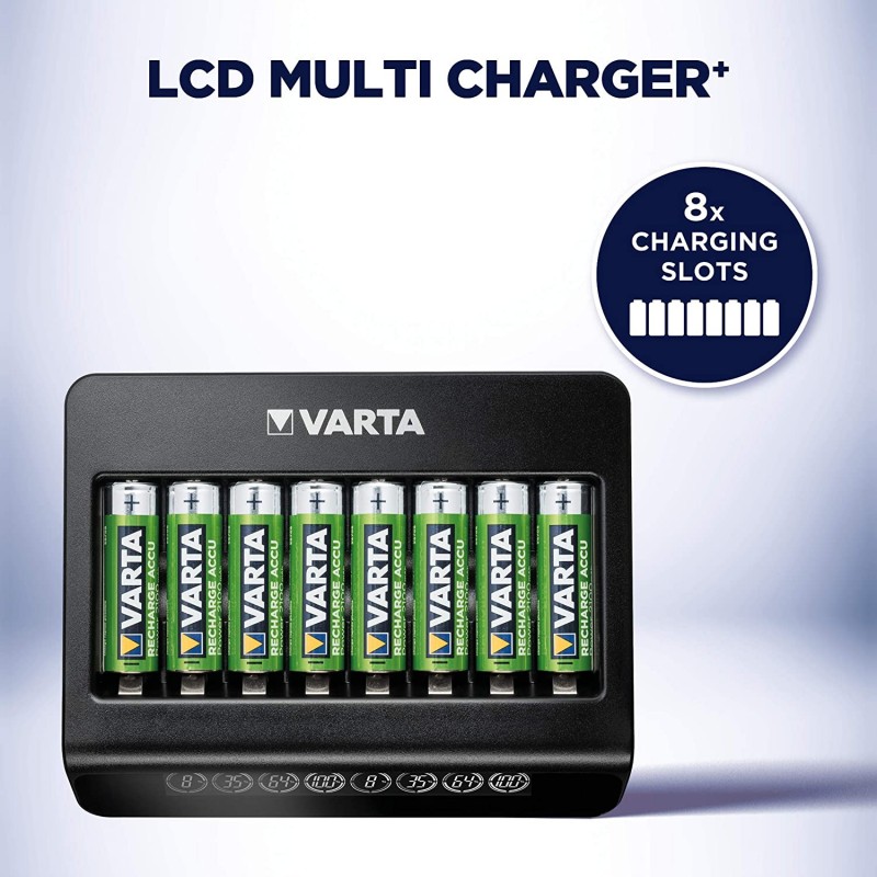 VARTA Зарядний пристрій LCD MULTI CHARGER PLUS