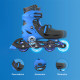 NEON Ролики INLINE SKATES Синій (Розмір 34-38)