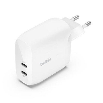Belkin Зарядне пристрій мережевий 30Вт 2хUSB-С PD PPS, білий