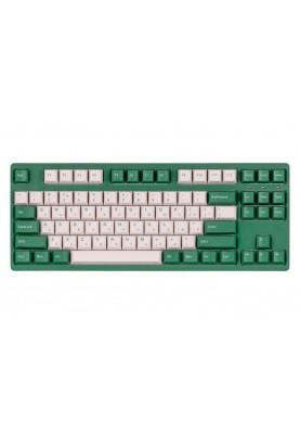 Akko Клавіатура механічна 3087 Matcha Red Bean 87Key, Cherry MX Red, USB-A, EN/UKR, No LED, Зелений