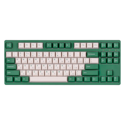 Akko Клавіатура механічна 3087 Matcha Red Bean 87Key, Cherry MX Red, USB-A, EN/UKR, No LED, Зелений