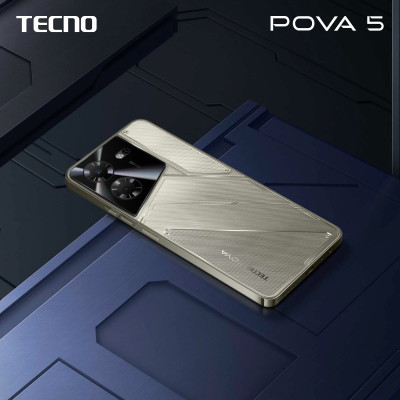 TECNO Смартфон POVA 5 (LH7n) 6.78" 8/128GB, 2SIM, 6000mAh, Amber Gold