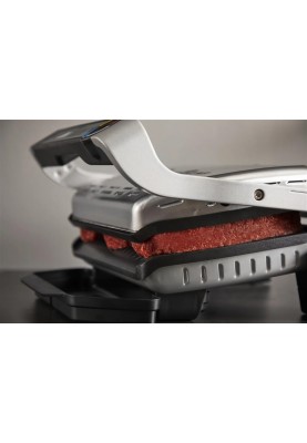 Tefal Гриль прижимний OptiGrill+ XL 2000Вт, темп. режимів-4, з`ємні пластини, алюміній, метал