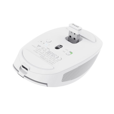 Trust Миша OZZA compact, BT/WL/USB-A, білий