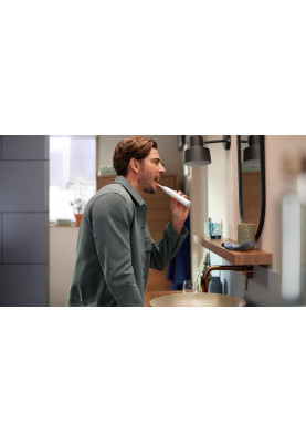 Philips Щітка зубна електр., Sonicare 6100 Series, 62т. колів/хв, насадок-1, футляр, білий