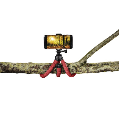 HAMA Flex для смартфонів і GoPro, 26 см, червоний