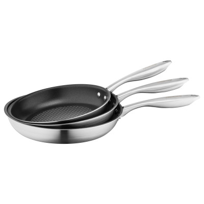 ARDESTO Сковорода Gemini Gazzo 24 см, сірий, нержавіюча сталь
