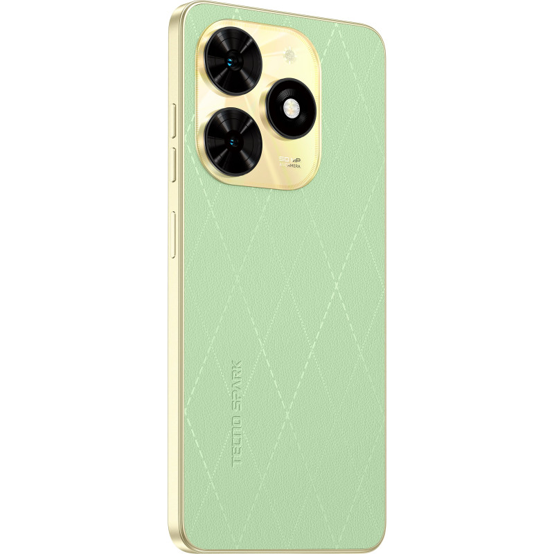 TECNO Смартфон Spark 20C (BG7n) 6.56" 8/128ГБ, 2SIM, 5000мА·год, Magic Skin Green