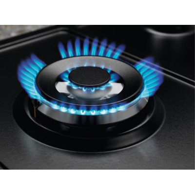 Electrolux Варильна поверхня Electrolux газова, 90см, чавун, чорний Electrolux Варильна поверхня Electrolux газова, 90см, чавун, чорний