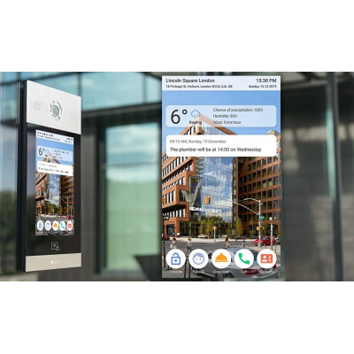 BAS-IP Панель виклику AA-14FB, багатоабонентська, 2MP, 90 градусів, переадресація, безконтактна картка, сріблястий