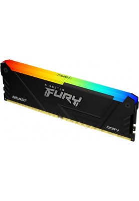 Kingston Пам'ять ПК DDR4 32GB KIT (16GBx2) 3200 FURY Beast RGB