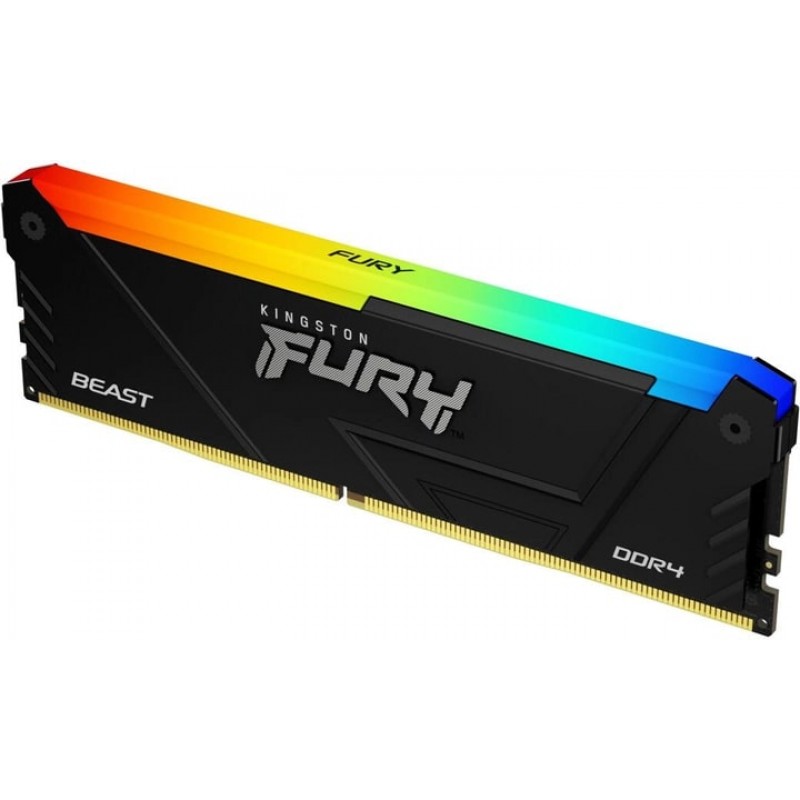 Kingston Пам'ять ПК DDR4 32GB KIT (16GBx2) 3200 FURY Beast RGB