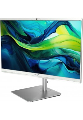 Acer Комп'ютер персональний моноблок Aspire C24-195ES 23.8" FHD Intel U5-125U, 16GB, F512GB, UMA, WiFi, кл+м, 3р, без ОС, сірий