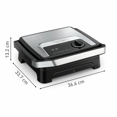 Tefal Гриль притискний Inicio Classic 2000Вт, темп. режимів-3, метал, чорний