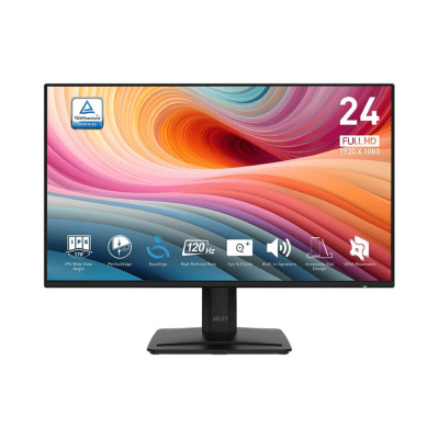 MSI Монітор 23.8" PRO MP242A-E2 D-Sub, HDMI, DP, MM, IPS, 120Hz, 1 ms, sRGB 115%, AdaptiveSync