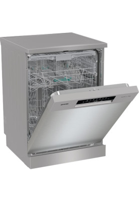 Gorenje Посудомийна машина, 16компл., A++, 60см, дисплей, 3 кошики, AquaStop, сірий